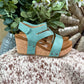 Casper Wedges *Turquoise