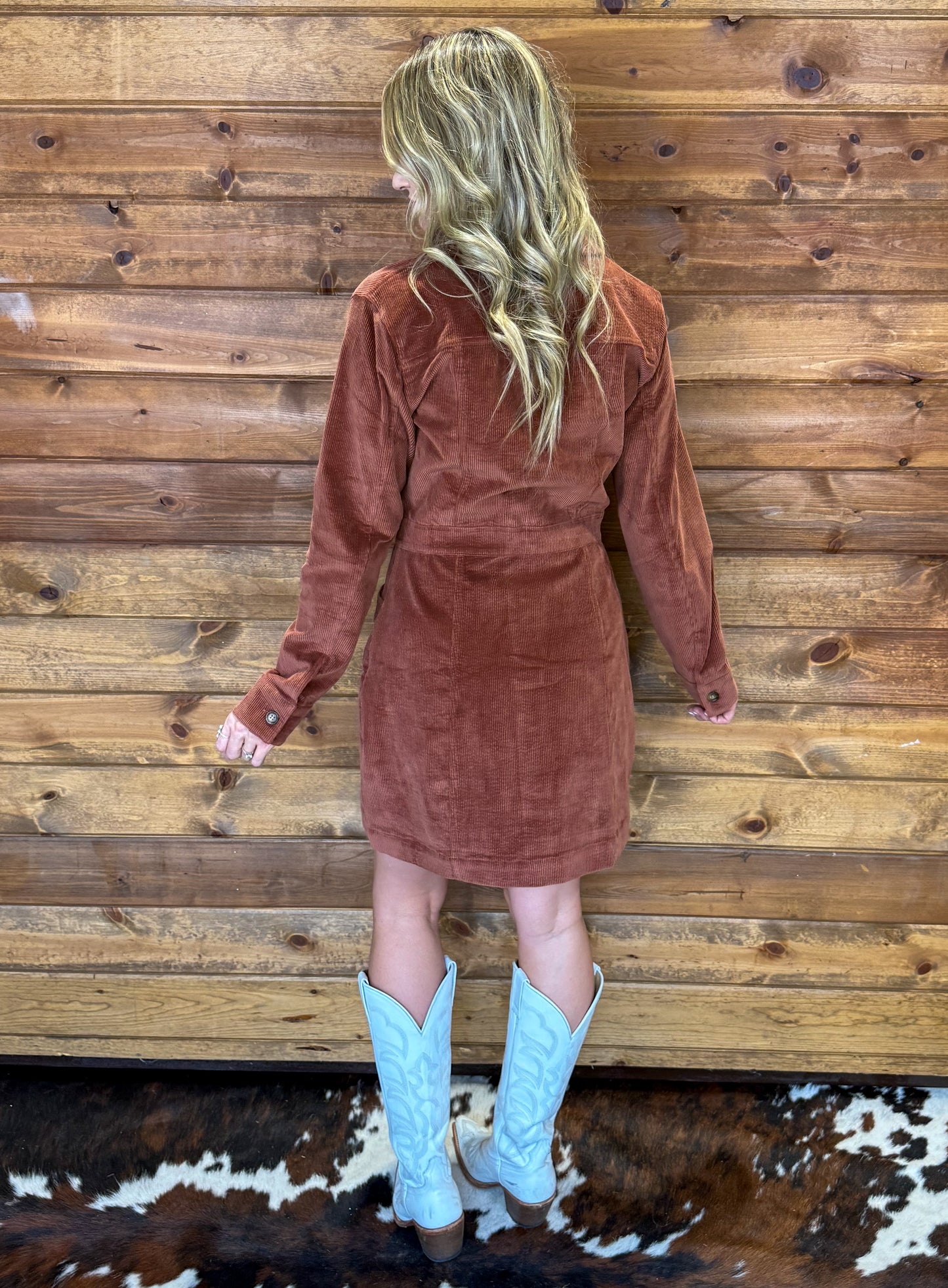 The Canyon Corduroy dress