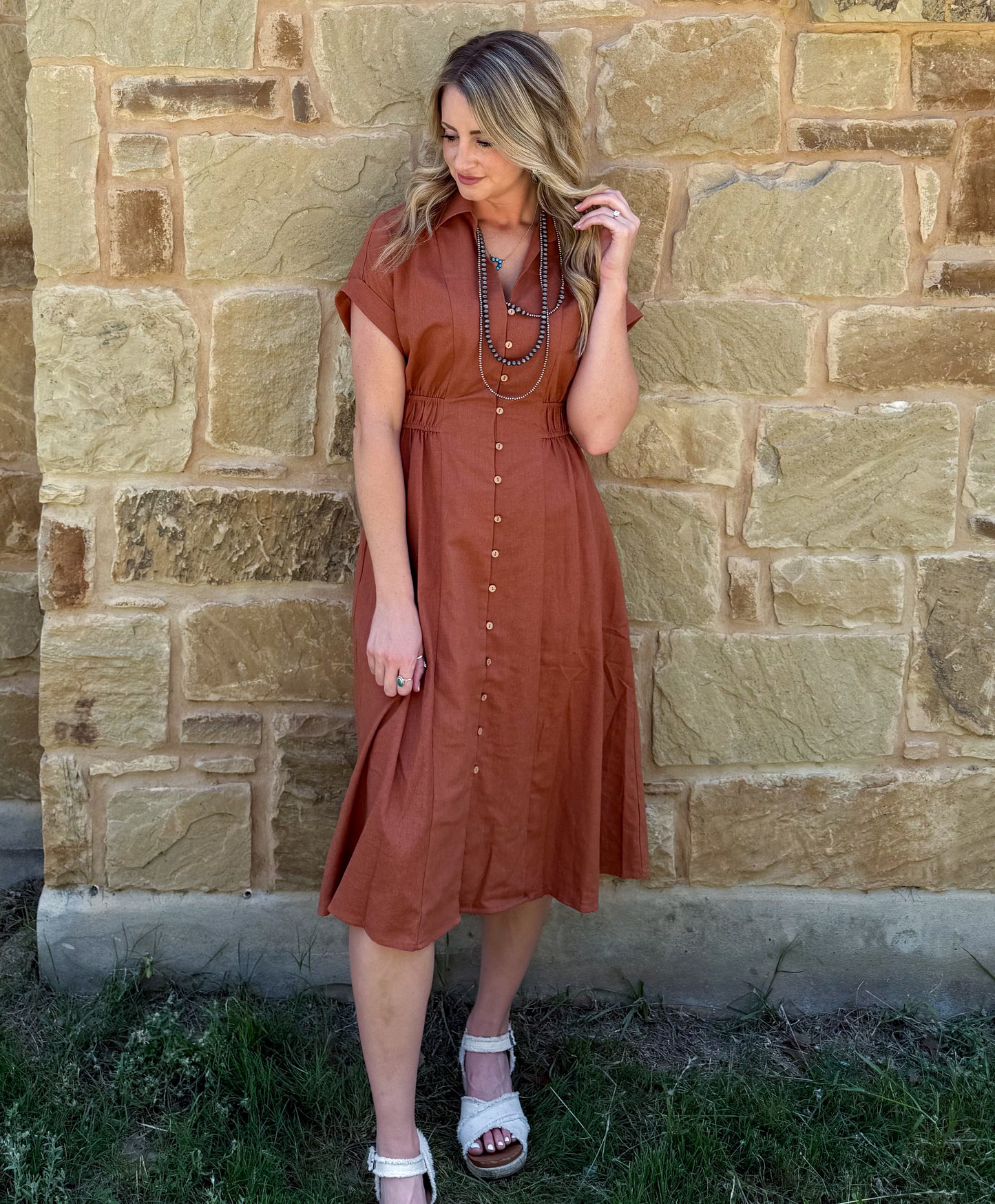 Western Rust Dress