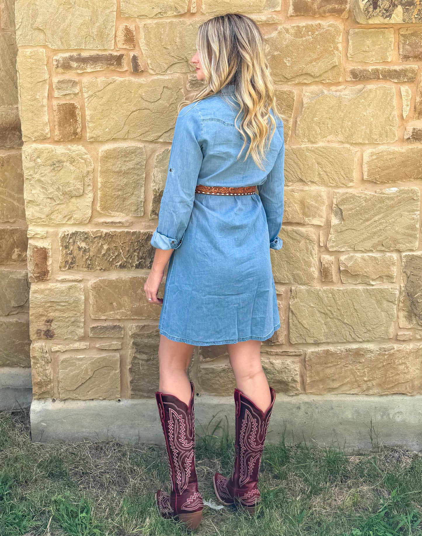 Mary Ann Denim Dress
