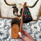 Floral Suede Sandal