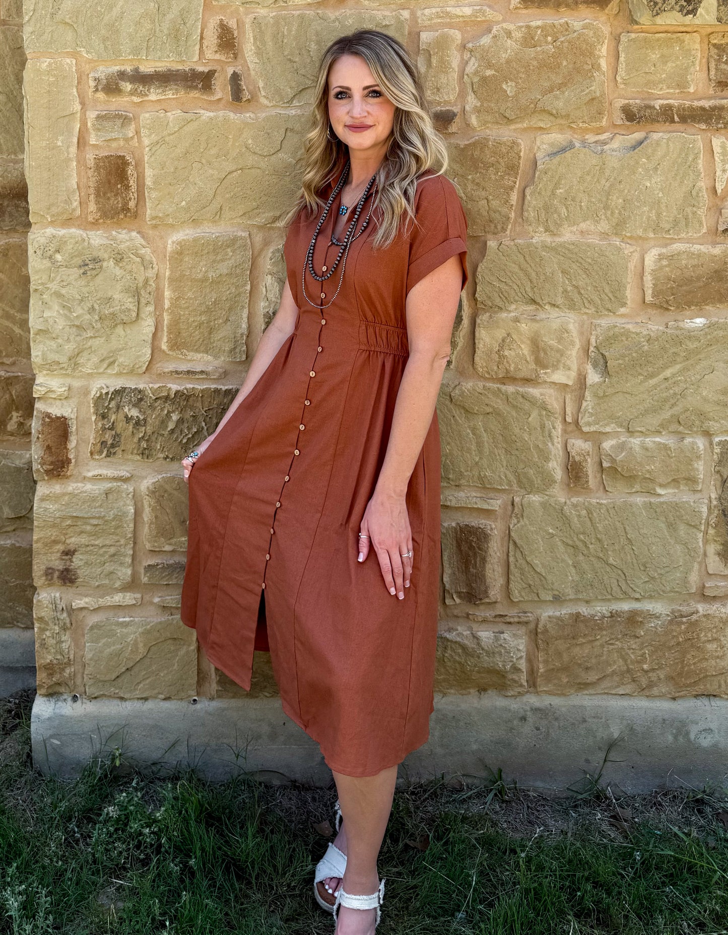 Western Rust Dress