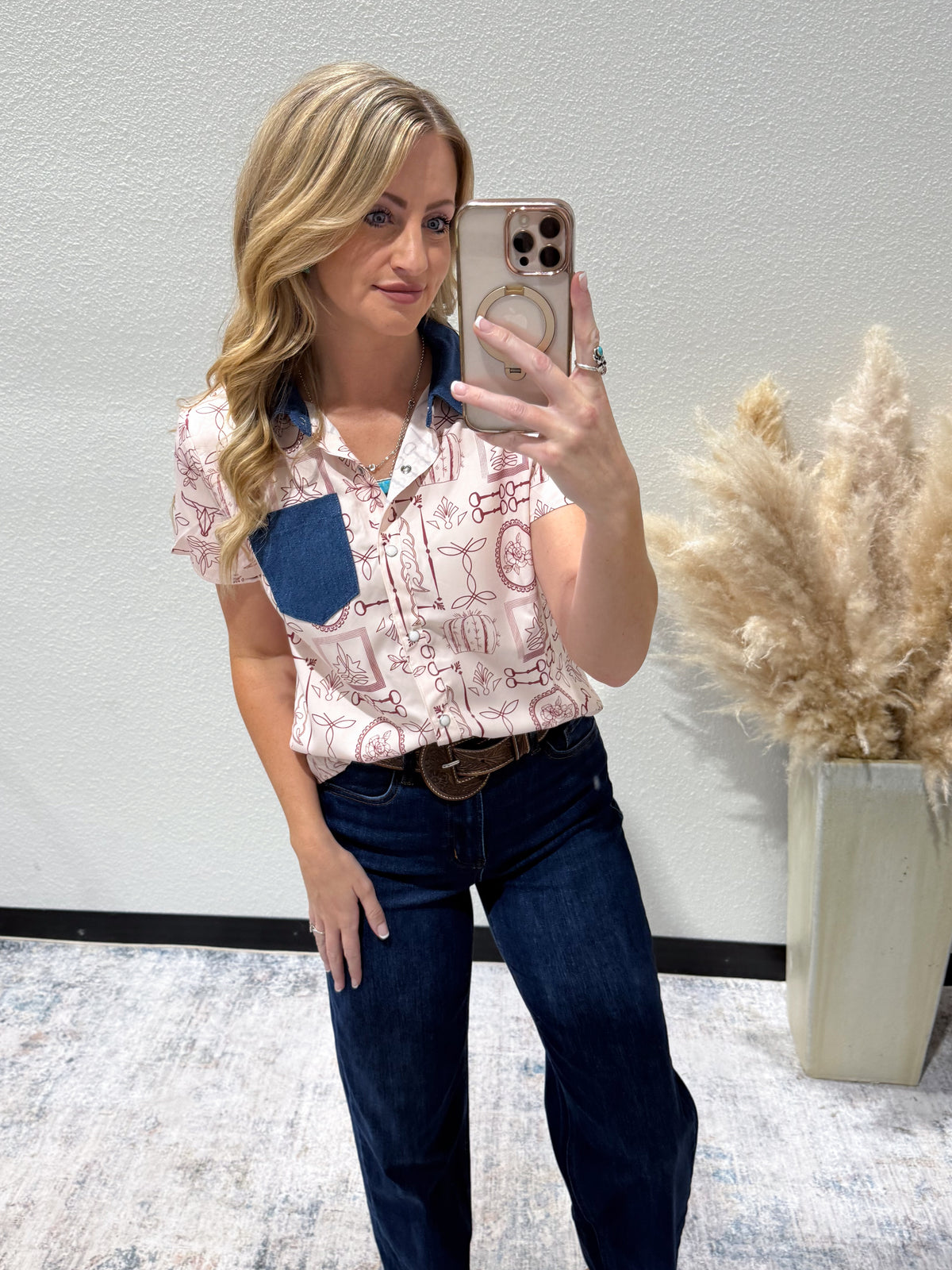 Denim & Western Pearl Snap
