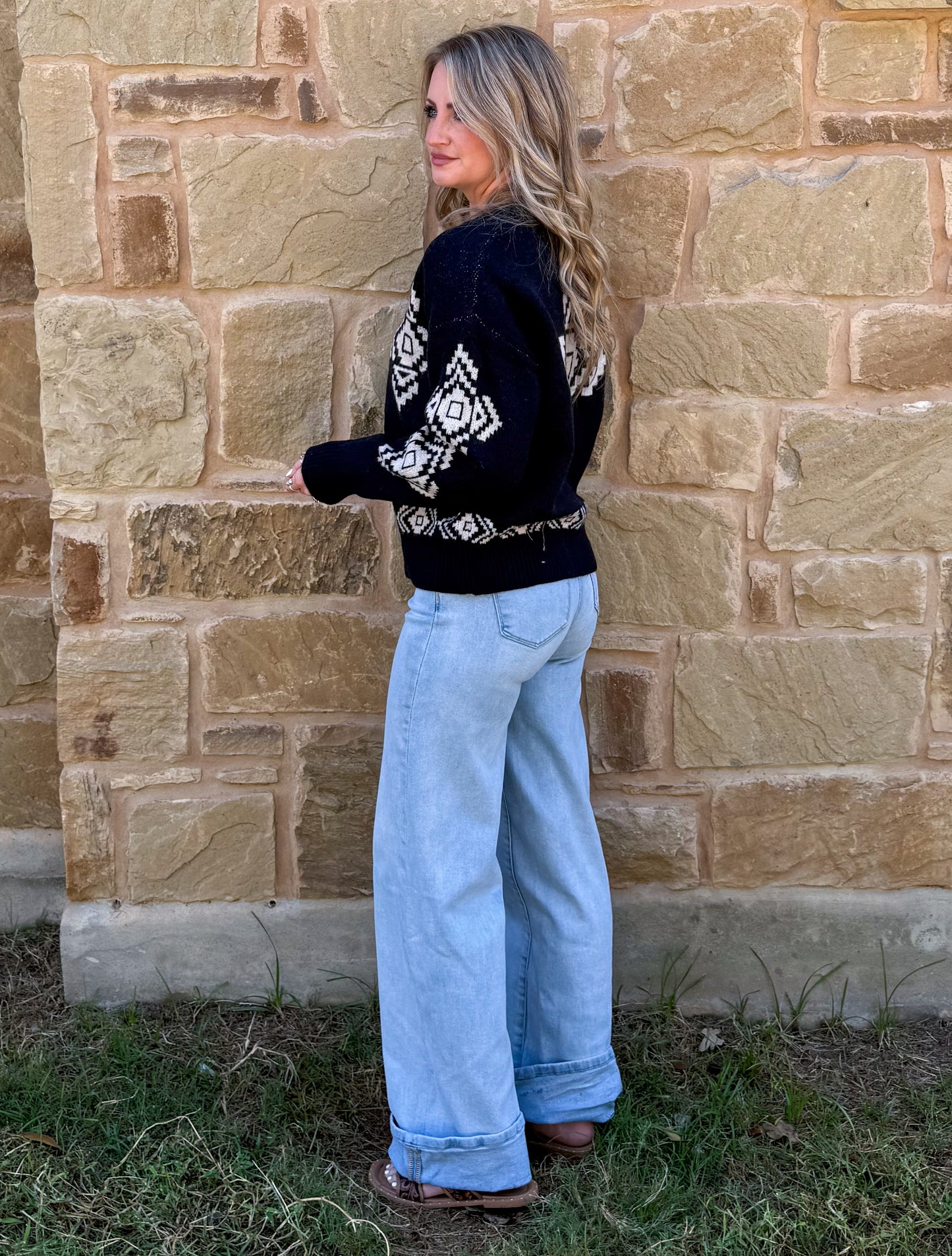 Southwestern Aztec Sweater