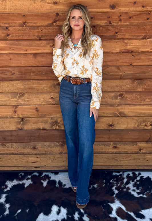 Buckaroo Pearl Snap Top