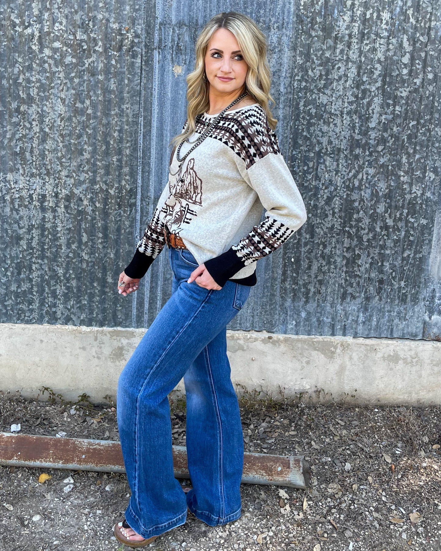 Vintage Cowgirl Sweater