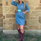 Mary Ann Denim Dress