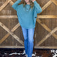 The Hadley Sweater *Aqua