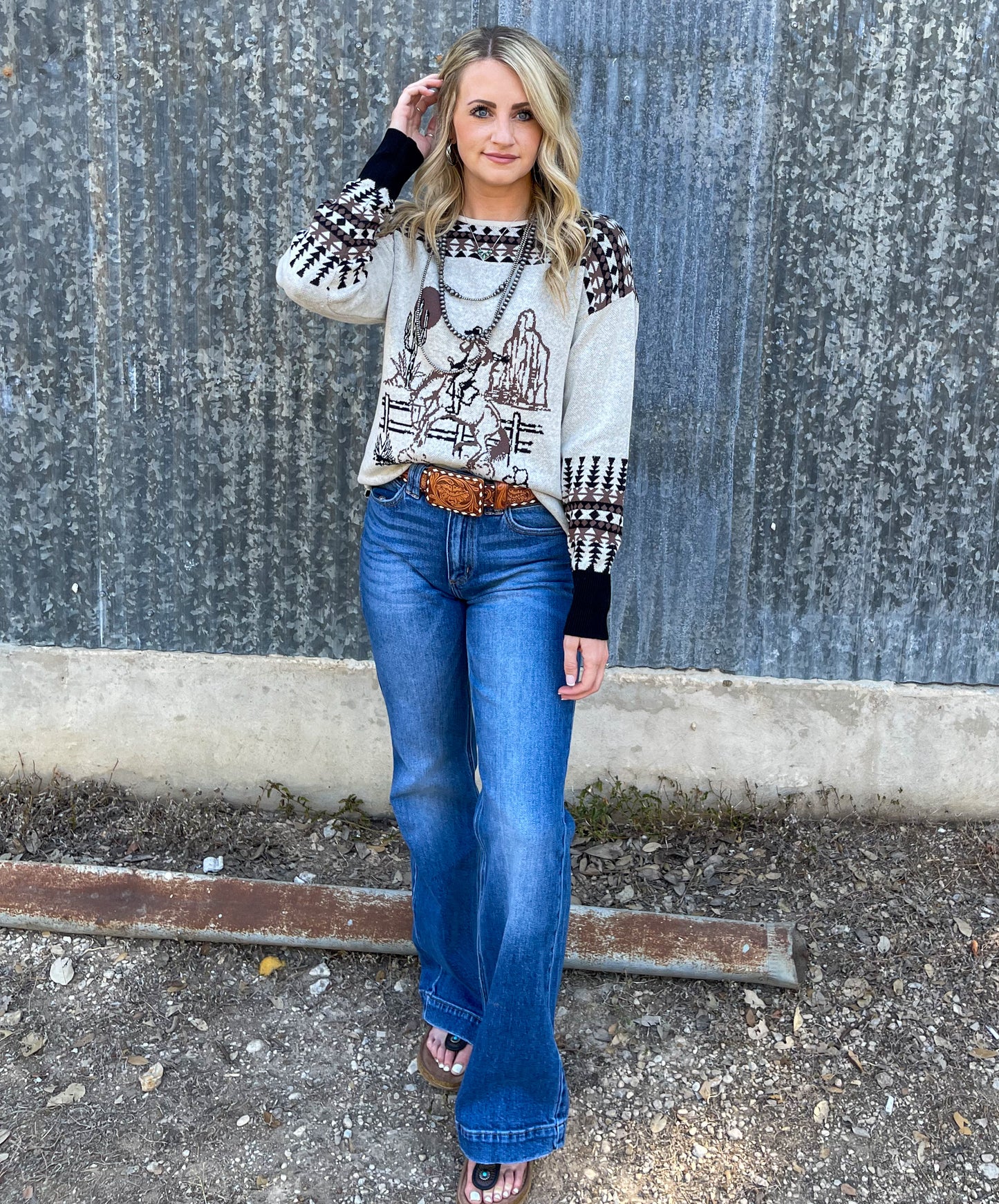 Vintage Cowgirl Sweater