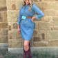Mary Ann Denim Dress