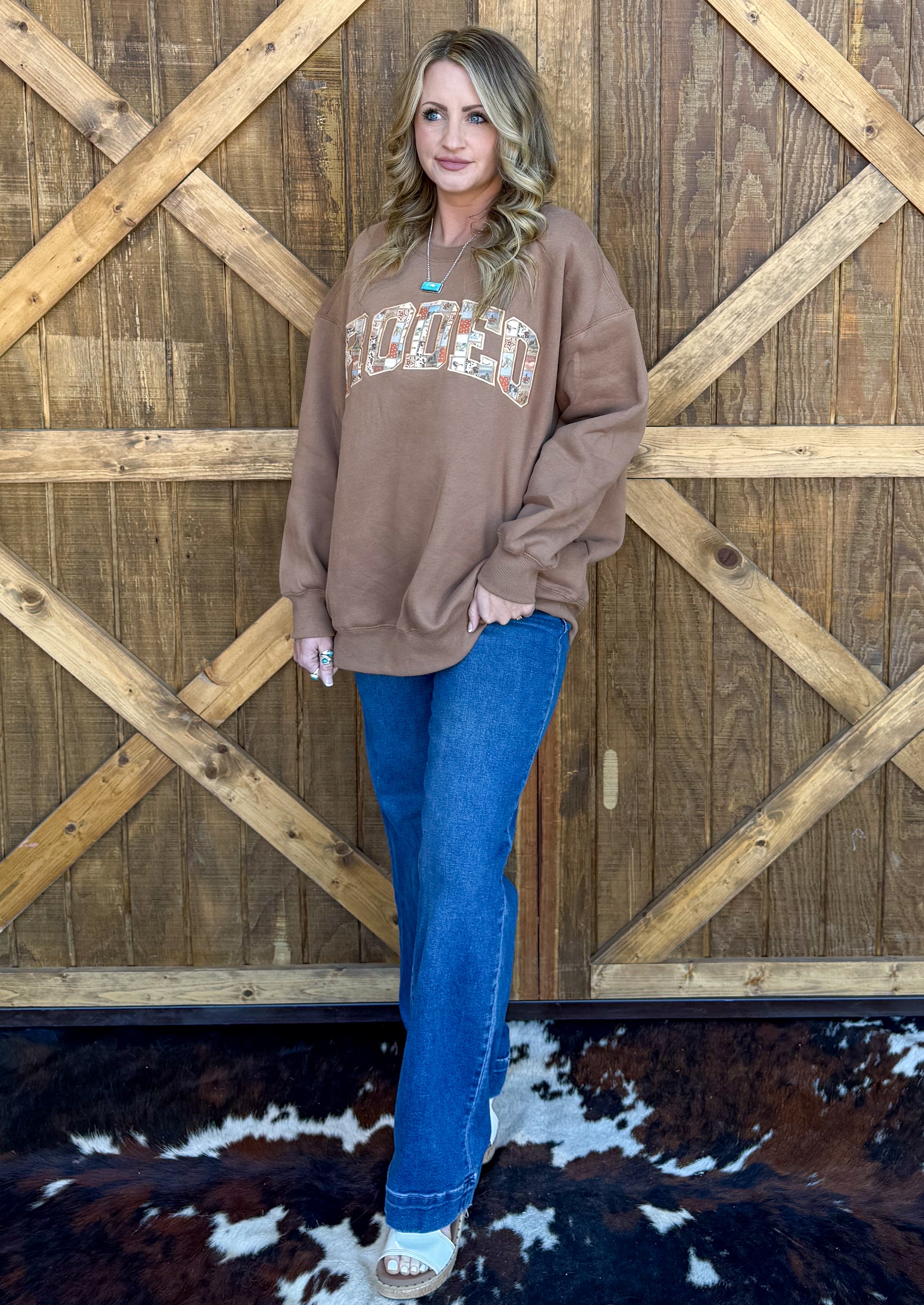 Rodeo Oversized Sweatshirt – The Rustic C Boutique