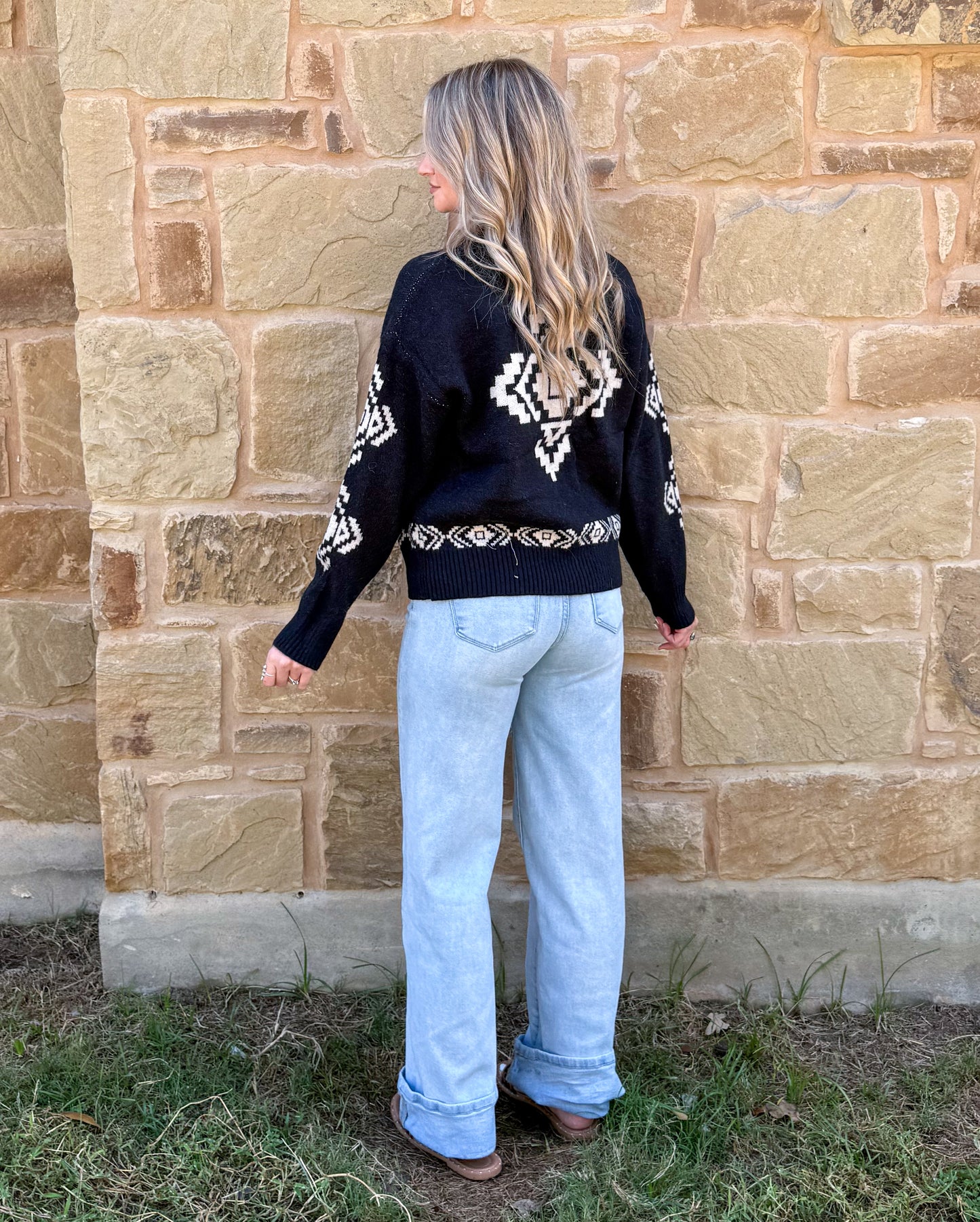 Southwestern Aztec Sweater