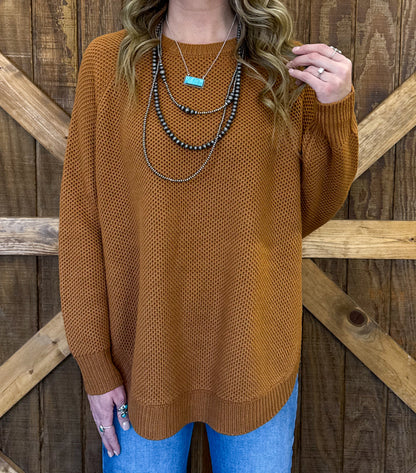 The Hadley Sweater *Caramel