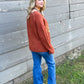 Tinsel Taos Sweater *Rust