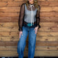 The April Sheer Blouse *Black