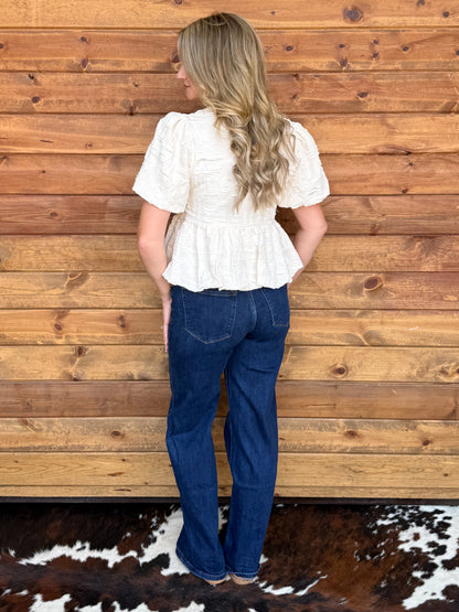 The Libby Blouse *Vanilla