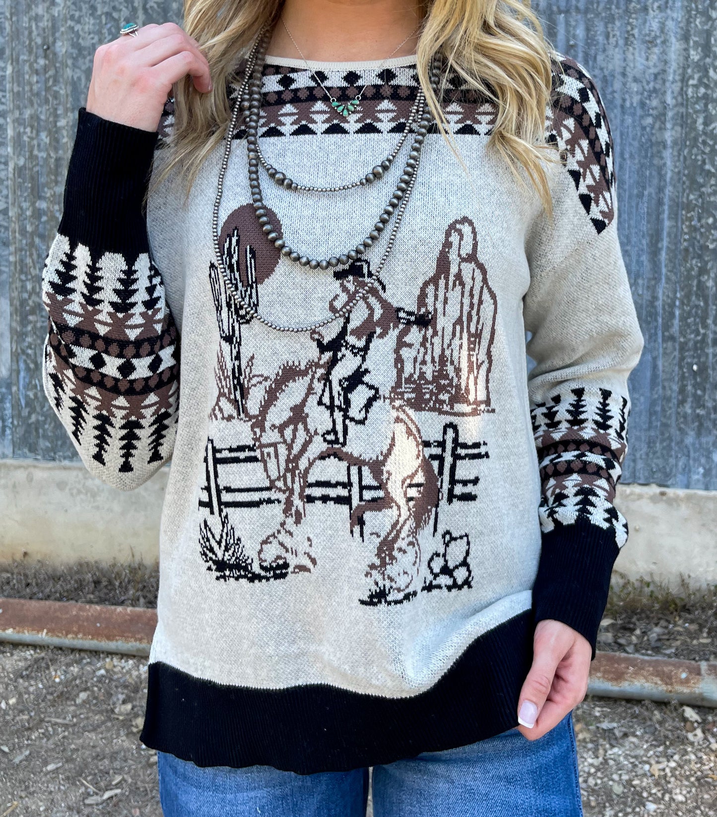 Vintage Cowgirl Sweater