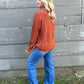 Tinsel Taos Sweater *Rust