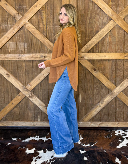 The Hadley Sweater *Caramel