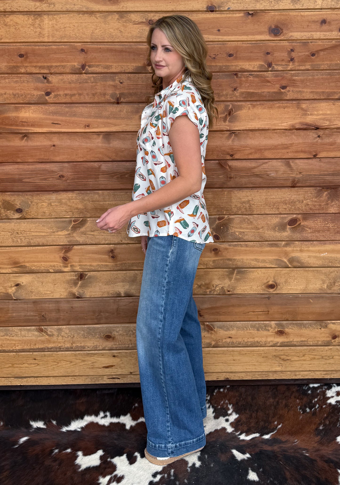 The Booties Button-Up Top