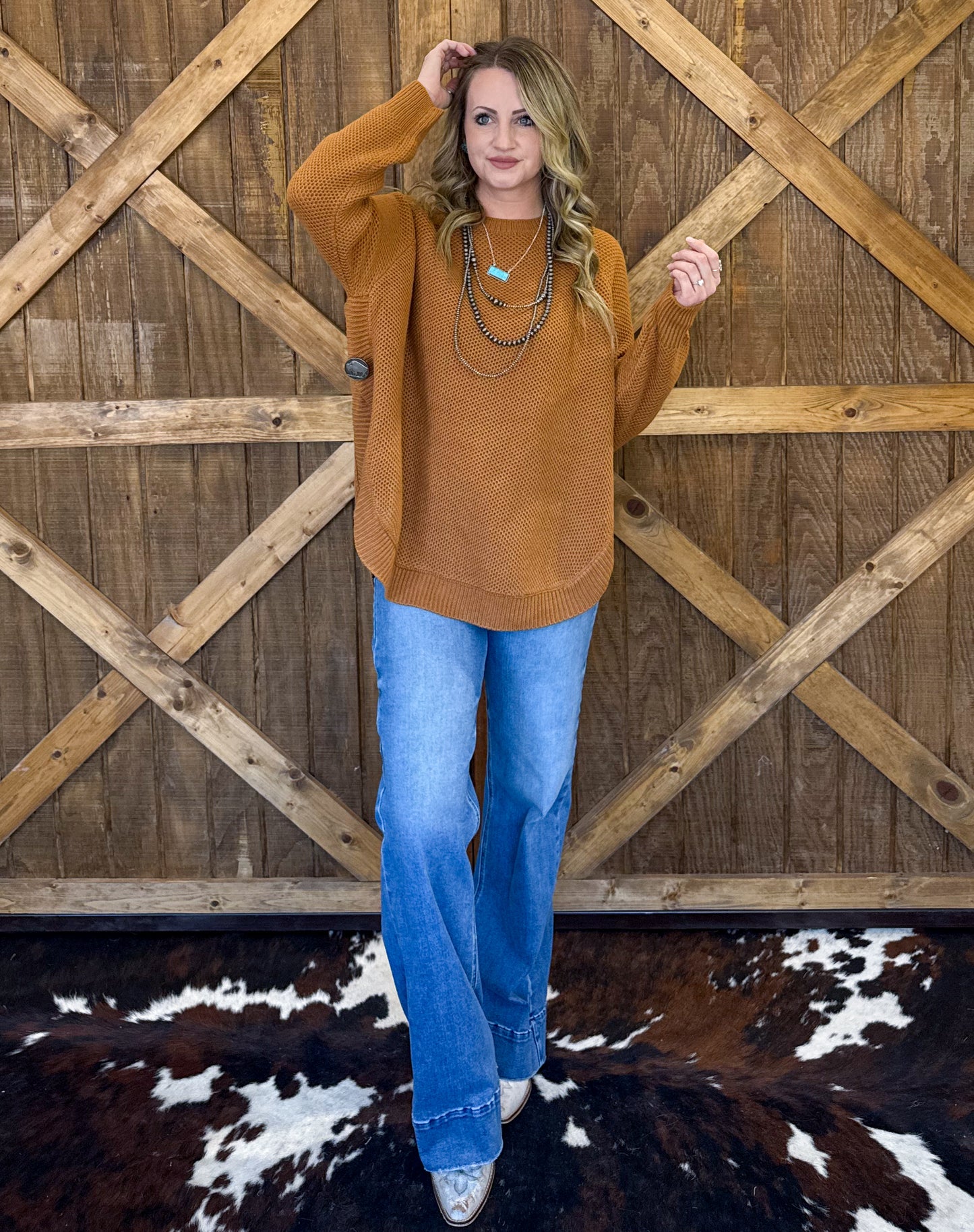 The Hadley Sweater *Caramel