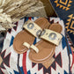 Sagebrush Concho Sandals *Cream