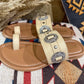 Sagebrush Concho Sandals *Cream