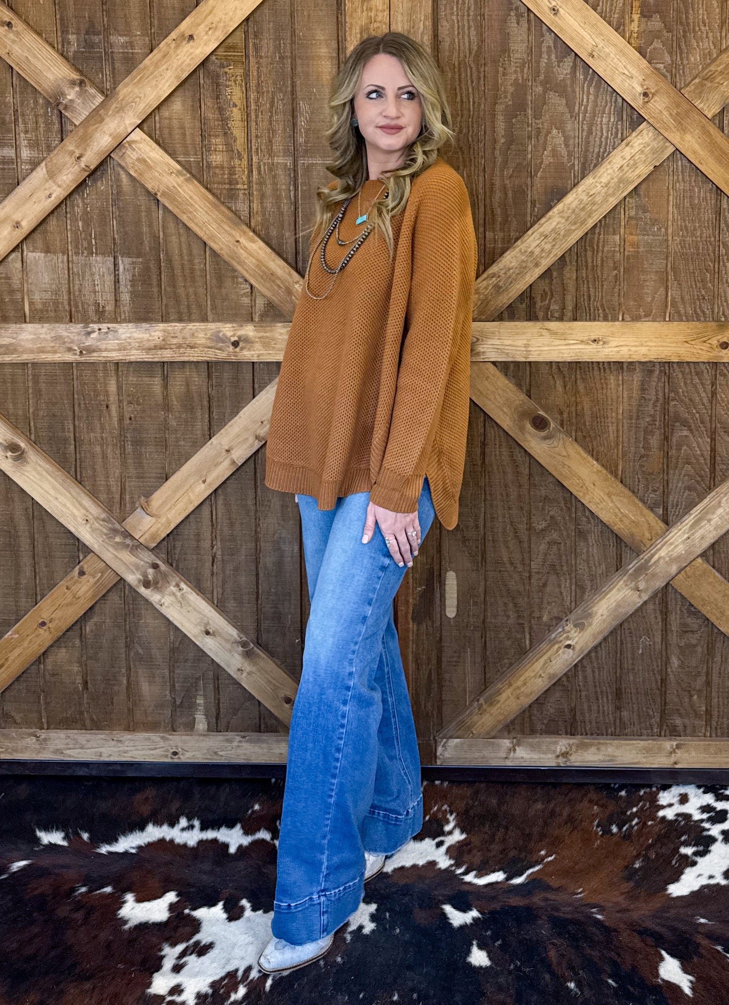 The Hadley Sweater *Caramel