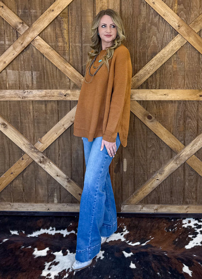The Hadley Sweater *Caramel