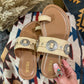 Sagebrush Concho Sandals *Cream