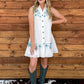 Roxanne Aztec Embroidered Dress