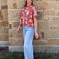 Out West Collage Tee *Rust