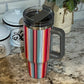 Red Serape 40oz Tumbler