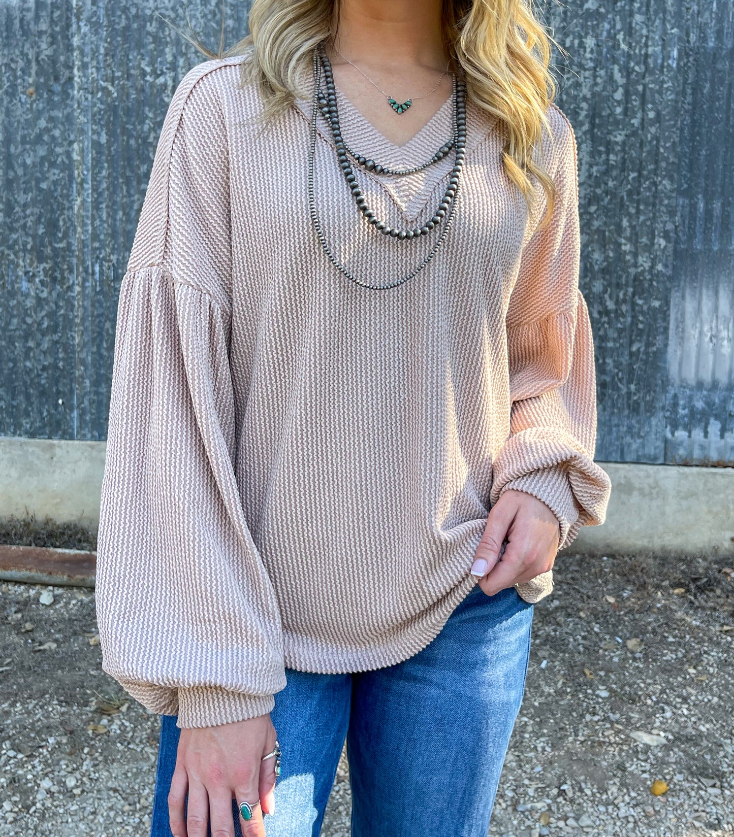 Casual Fall Long Sleeve *Oatmeal