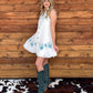 Roxanne Aztec Embroidered Dress