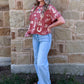 Out West Collage Tee *Rust