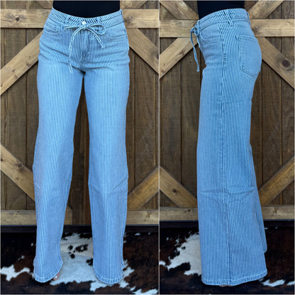 The Georgia Striped Vervet Jeans