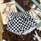 Checkerboard Athletic Shorts