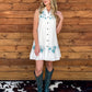 Roxanne Aztec Embroidered Dress