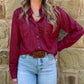 Leather Lux Top *Burgundy