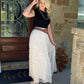 Champagne Toast Maxi Skirt