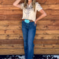 Cowgirl Pearl Snap Top *Ivory