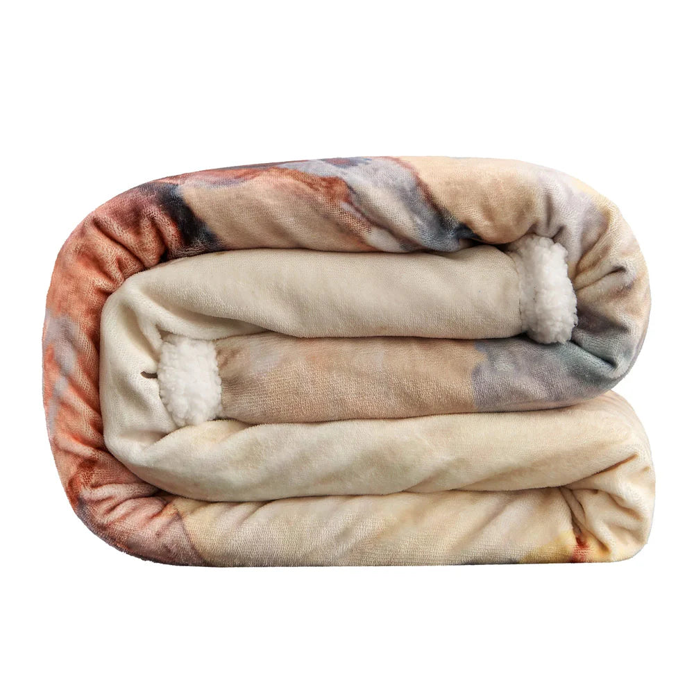 Buster Sherpa Throw Blanket