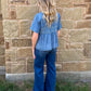 Loopty Lou Blouse *Denim