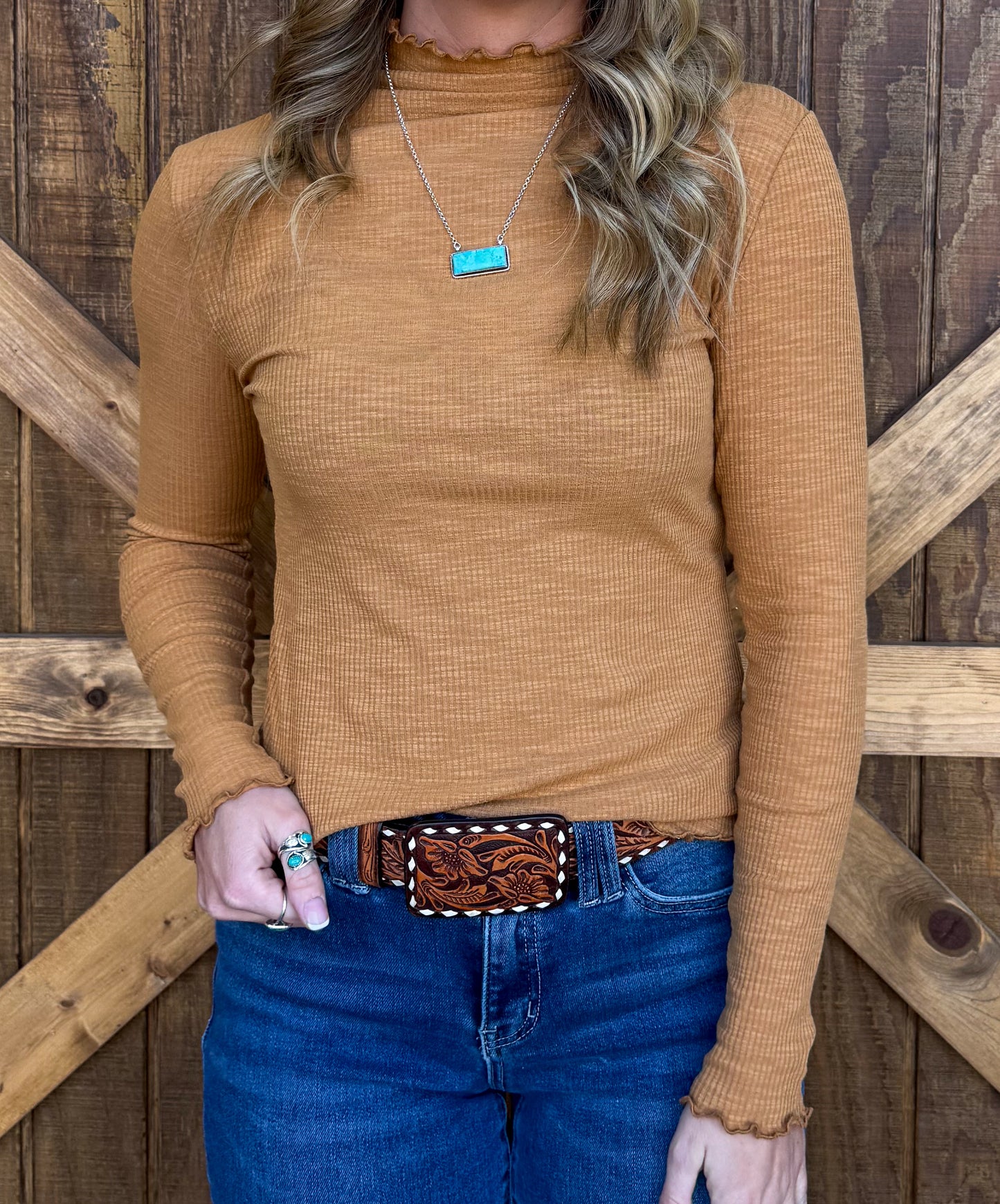 Kaycee Long Sleeve *Camel