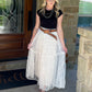 Champagne Toast Maxi Skirt