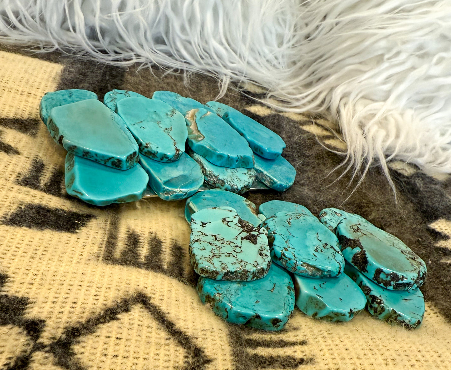 Turquoise Slab Belt Buckle