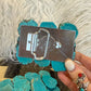 Turquoise Slab Belt Buckle