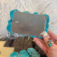 Turquoise Slab Belt Buckle