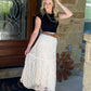 Champagne Toast Maxi Skirt